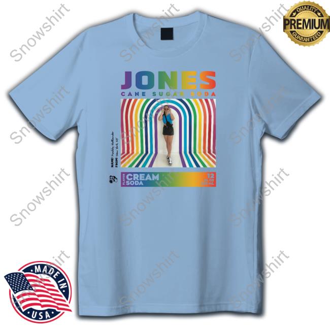 Official Jones Soda Merch Jones Pride Tee Ft Maddy Hollander