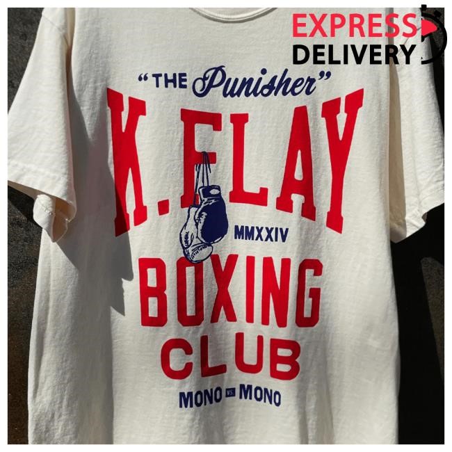 Official Hello Merch K.Flay Boxing New Shirt HelloMerch KFlay
