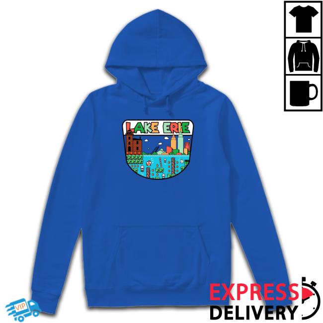 Official Super Lake Erie Royal Sweatshirt Official Super Lake Erie Royal Shirts