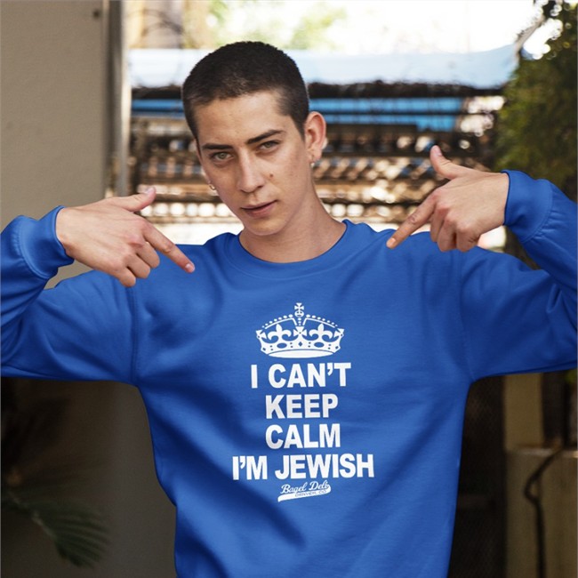 I Can't Keep Calm I'm Jewish Bagel Deli Denver Tee Ryan Warner