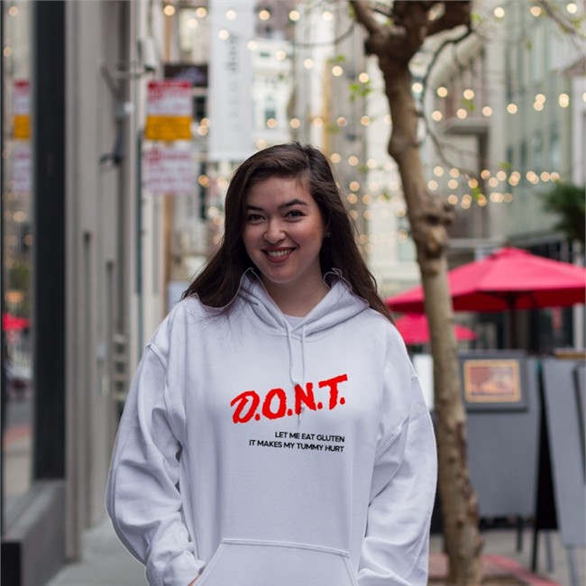 Shirts That Go Hard Merch Dont Let Me Eat Gluten It Makes My Tummy Hurt Tee Shirt