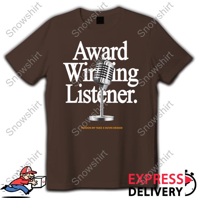 Store Barstool Sports Pmt X Duvin Awl Award Winning Listener Tee
