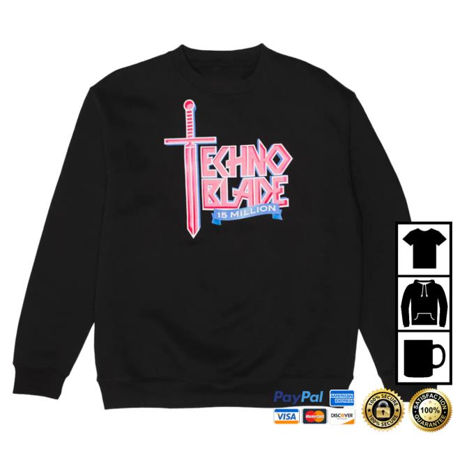 Official Technoblade Merch Store Shop Technoblade 15 Million Subs Sweatshirts Black