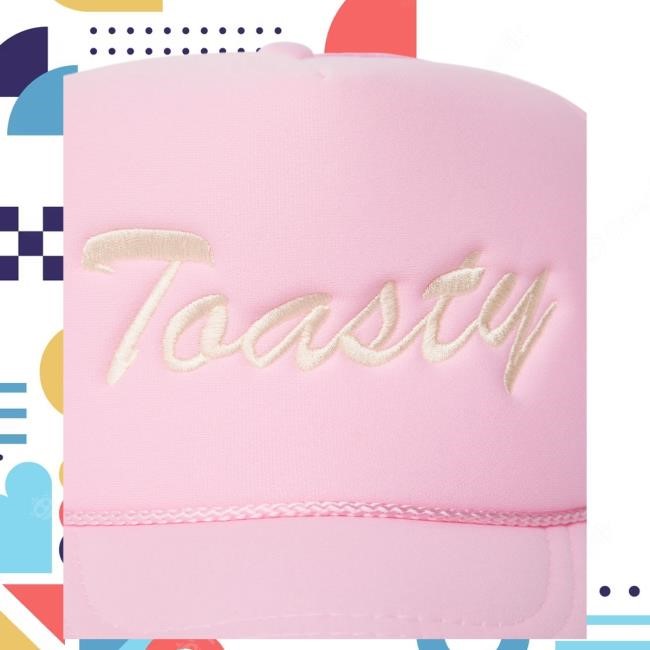 Official Toast Merch Toasty Trucker Cap Soft Pink
