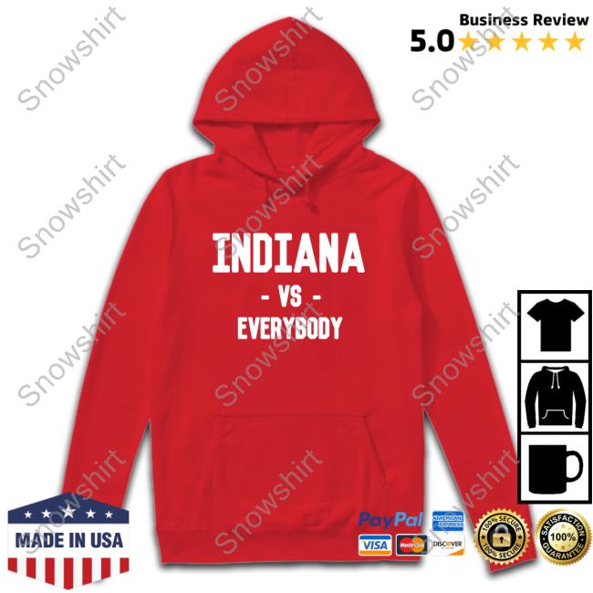 Official Indiana Versus Indiana Pullover Hoodie - Home