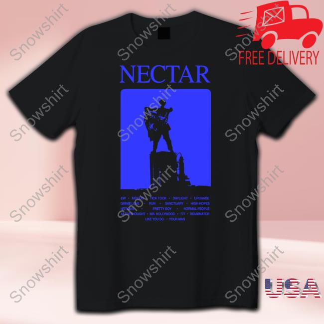 Nectar Blue Tracklist Long Sleeve Tee