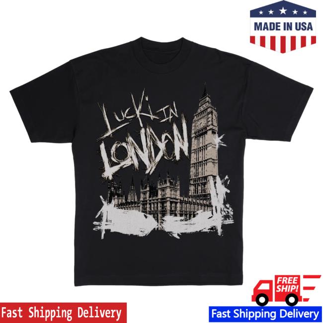 Official Sincerely Lucki in London Black Top Shirt SincerelyLucki Deadboylife