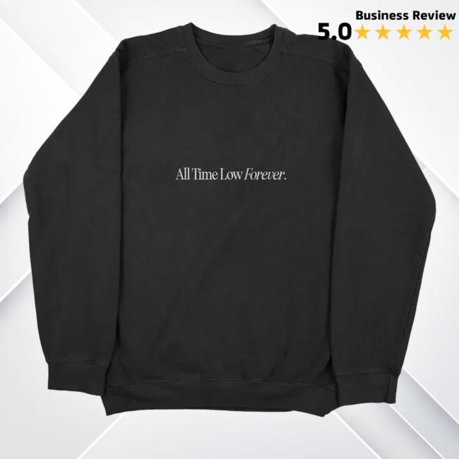 All Time Low Forever Albums Black Hooded Sweatshirt