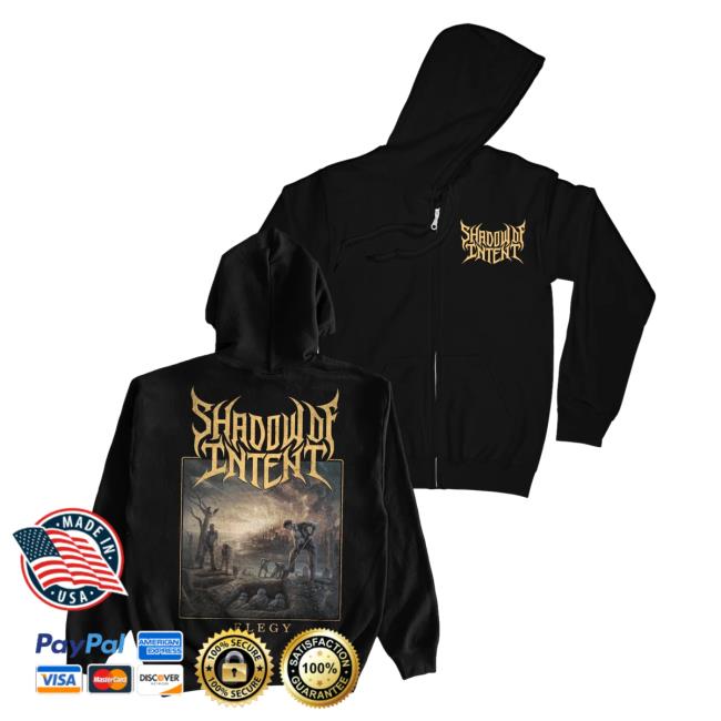 Official Shadow Of Intent Rising Merch Shadow Of Intent - Elegy Zip Up Hood Risingmerch