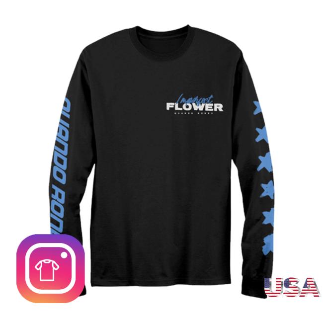 Official Quando Rondo Imperfect Flower Paint Sweatshirt
