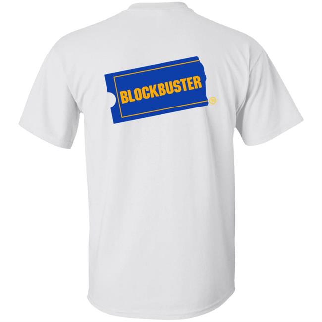 Blockbuster Merch Dumbgood Logo Hit T Shirt