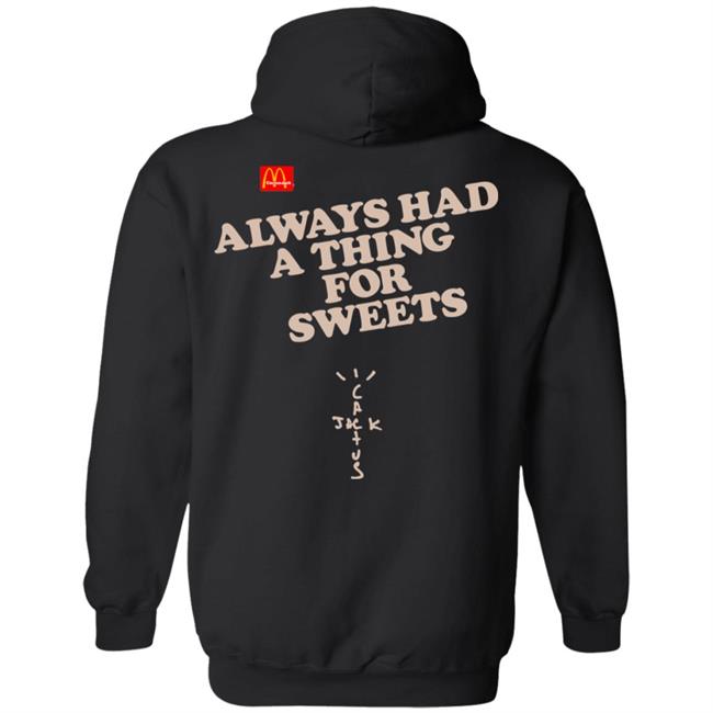 Travis Scott Cactus Jack Mcdonalds Merch Apple Pie Hoodie