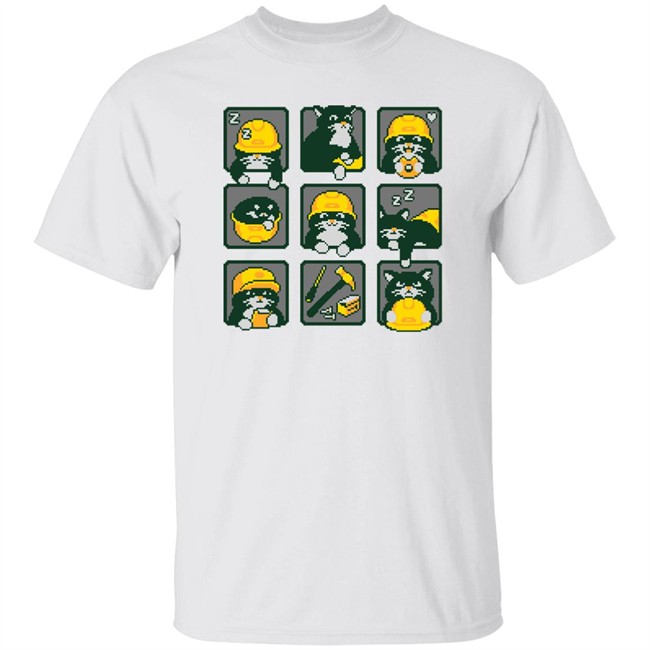 Rawpaw Store Merch Construction Cats By Cats With Jobs Shirt