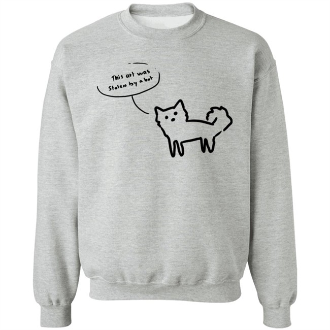 Notidee This Art Was Stelen By A Bot Shirt Notidee This Art Was Stelen By A Bot Shirt