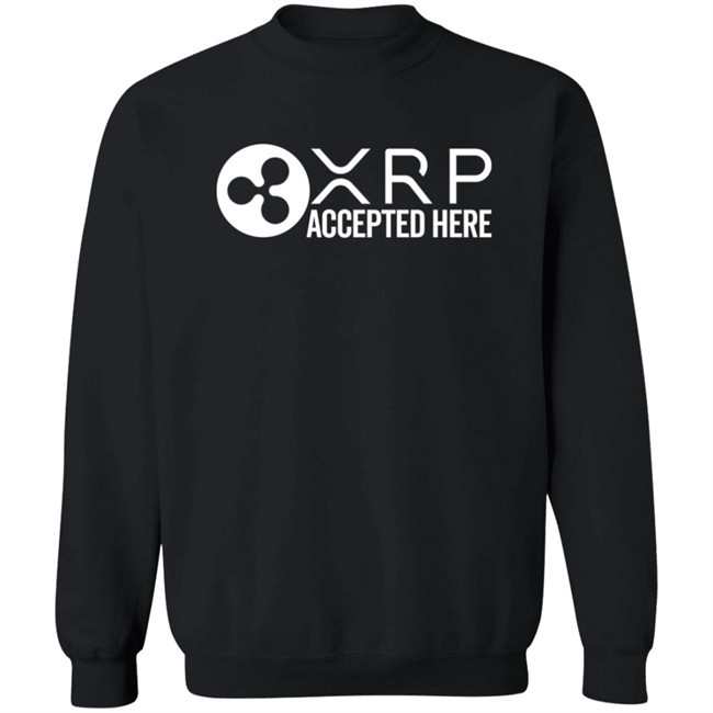 XRP Accepted Here Shirt XRP Whale XRP Accepted Here Shirt XRP Whale
