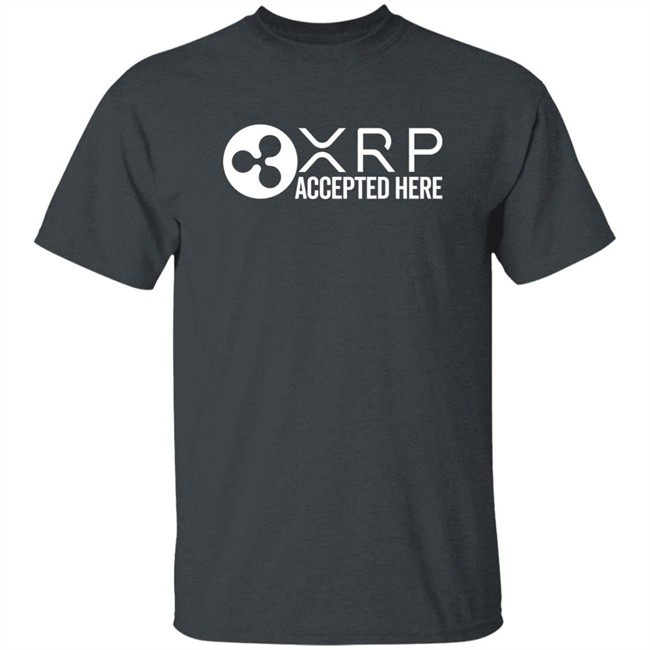 XRP Accepted Here Shirt XRP Whale