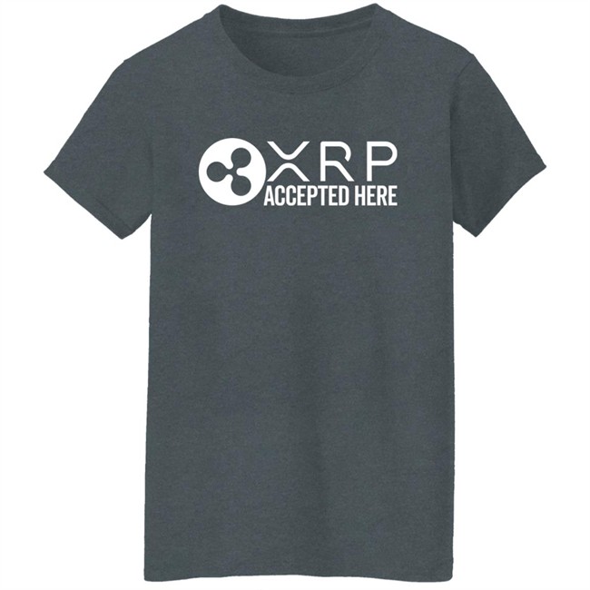 XRP Accepted Here Shirt XRP Whale XRP Accepted Here Shirt XRP Whale
