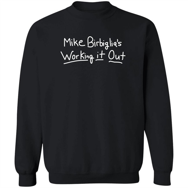 Birbigs Table Merch Mike Birbiglia's Working It Out Shirt Birbigs Table Merch Mike Birbiglia's Working It Out Shirt