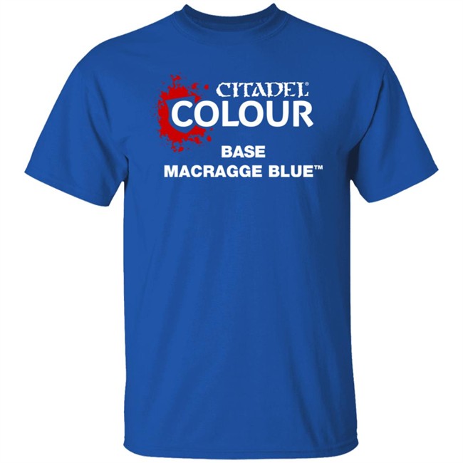 Rahul Kohli Citadel Colour Base Macragge Blue Shirt Warhammer Merch