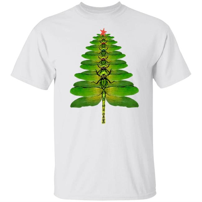 Dragonfly Christmas Tree Shirt