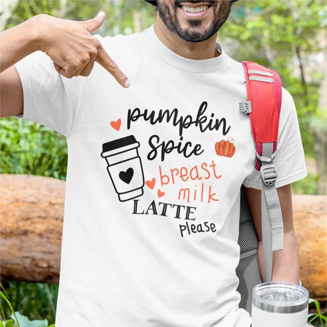Pumpkin Spice Breast Milk Latte Please Shirt Disturbingshirt Shirts With Threatening Auras Shirts With Threatening Auras Pumpkin Spice Breast Milk Latte Please Offical Sweatshirt Disturbingshirt