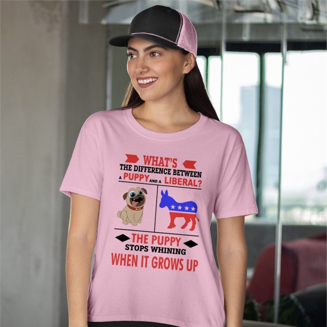 What's The Difference Between A Puppy And A Liberal Cap By Cryptochronic?1776