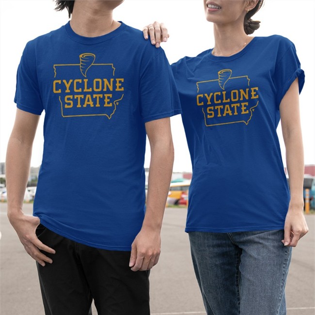 Breakingt Merch Iowa State Cyclone State Tee Shirt