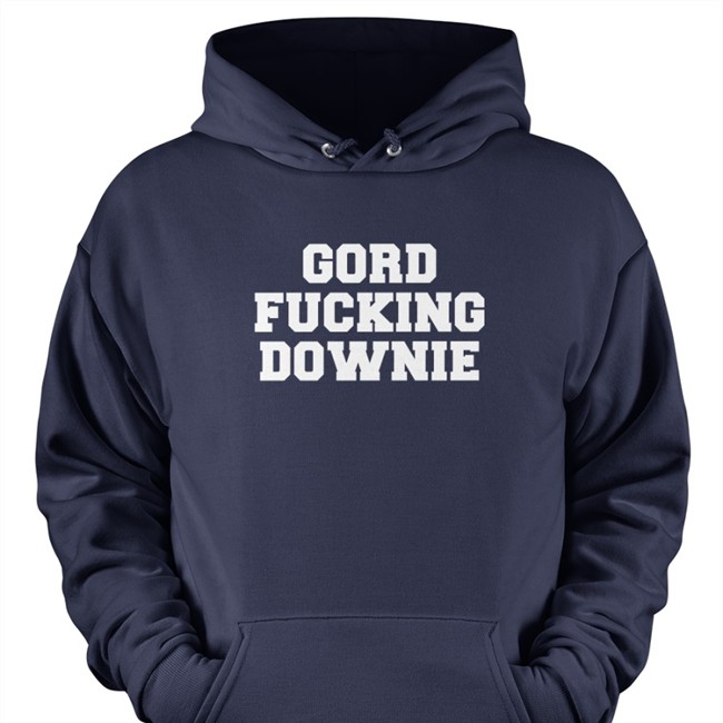 Jeff Ament's Army Gord Fucking Downie Tee Shirt Jeff Ament's Army Gord Fucking Downie Tee Shirt