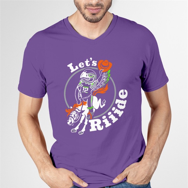 Let's Riiide Hoodie Katelyn Quint Seattle Seahawks Lofa Tatupu Let's Riiide T Shirt Katelyn Quint Seattle Seahawks Lofa Tatupu