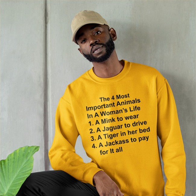 The 4 Most Important Animals In A Woman's Life Shirt Boomer Core