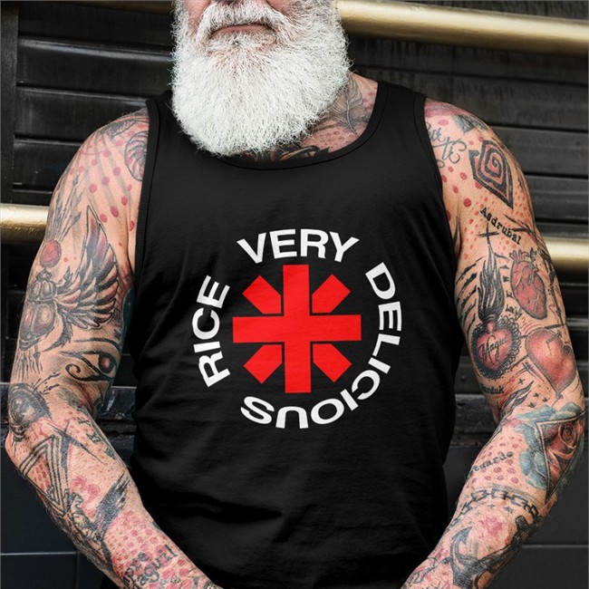 Weird Thrift Store Shirts Rice Very Delicious Tee Black Strangethrift