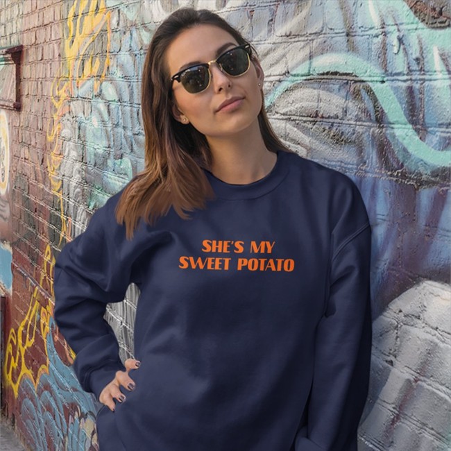Shirts That Go Hard She's My Sweet Potato Shirts Shirtsthtgohard Shirts That Go Hard She's My Sweet Potato T-Shirt Black Shirtsthtgohard