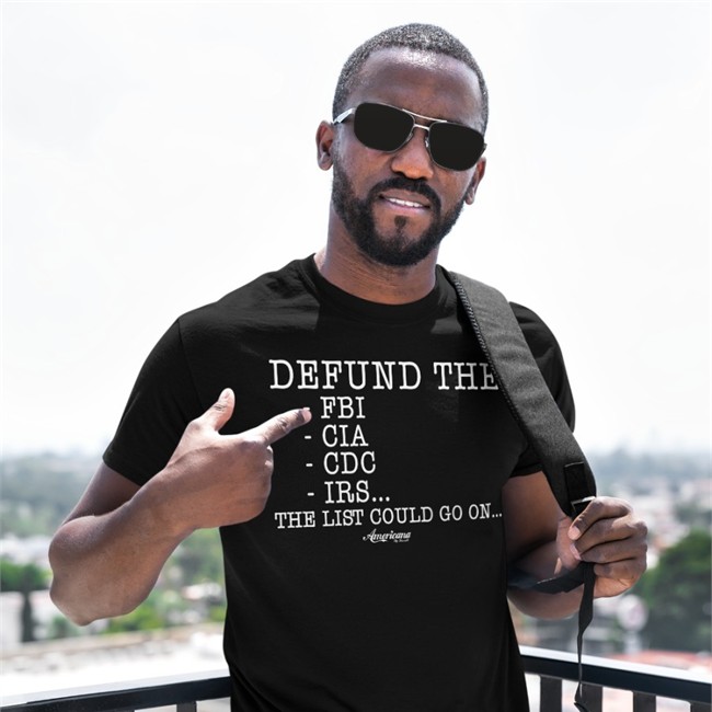 Defund The Fbi Cia Cdc Irs The List Could Go On Tee Shirt Americana By Danielle Merch Defund The Fbi Cia Cdc Irs The List Could Go On Tank Top Danielle D'Souza Gill