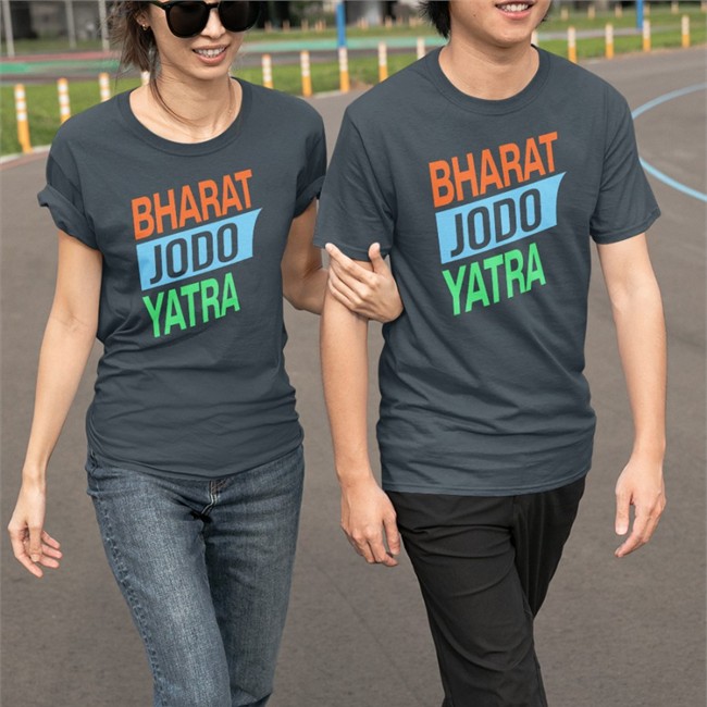 Thispodcastguy Bharat Jodo Yatra Shirts Black Ashok Kashmir