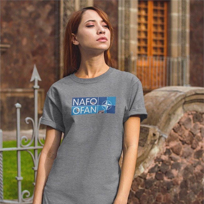 Gabrielius Landsbergis Fellas NAFO OFAN Insignia Adult Tee Shirt Saint Javelin Merch Gabrielius Landsbergis Fellas NAFO OFAN Insignia Adult Tee Shirt