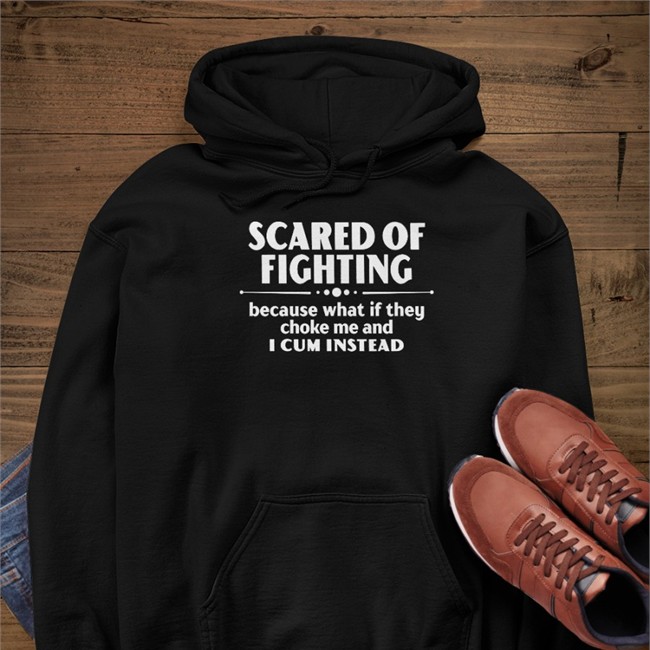 Scared Of Fighting Shirt Black