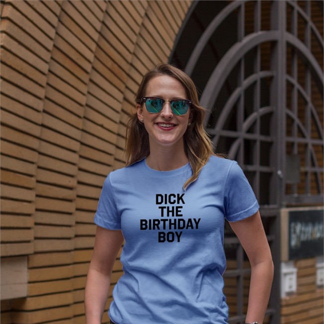 Redlettermedia Merch Dick The Birthday Boy T Shirt Light Blue