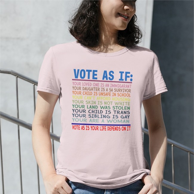 Rbisrb Vote As If Shirt RB RB Rbisrb Vote As If Tee