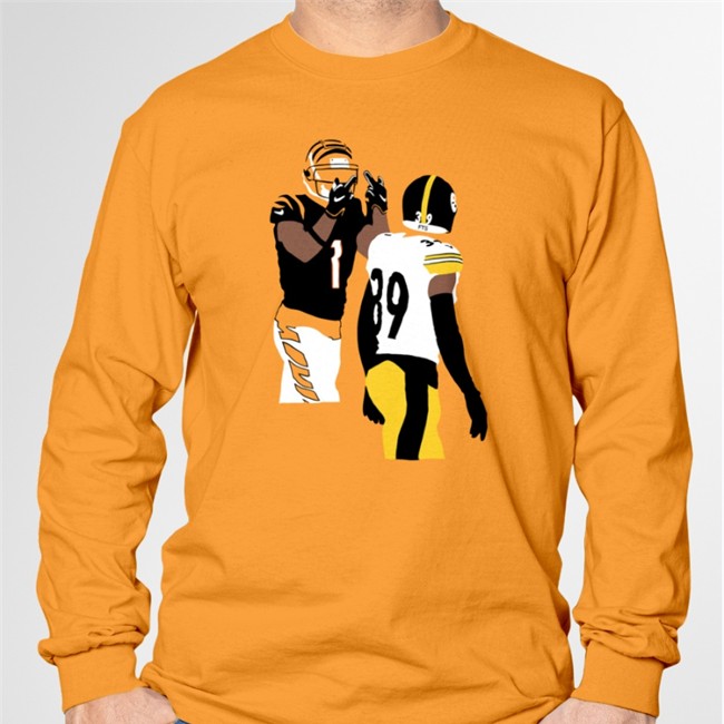 Ja’Marr Chase Fuck Minkah Fitzpatrick T Shirt Orange Ja’Marr Chase Fuck Minkah Fitzpatrick Tee Shirt