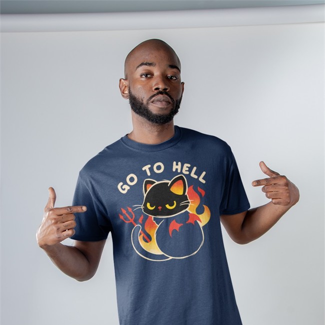 Go To Hell Cat Hoodie