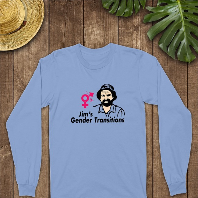 Jim's Gender Transitions Shirt White Tkotheworm