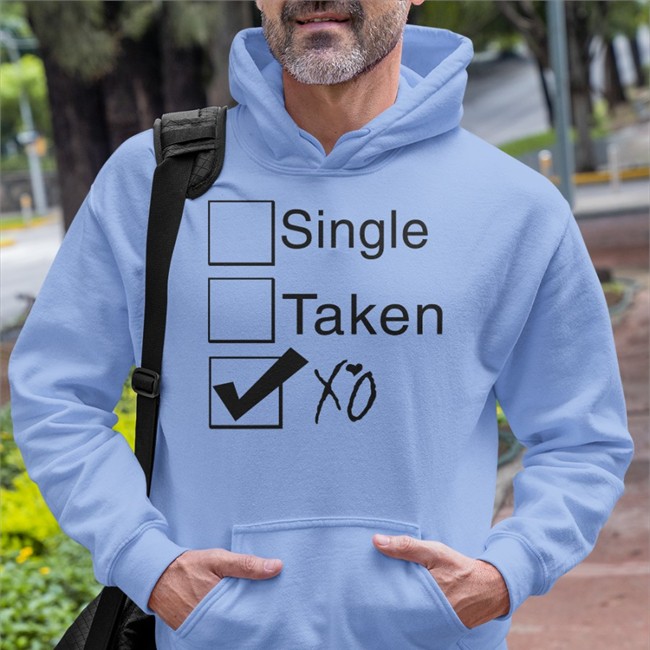 Single Taken XO Relationship Status Tee Single Taken XO Relationship Status Tee Shirt
