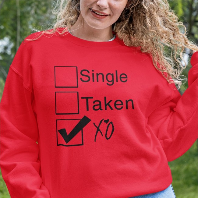 Single Taken XO Relationship Status Tee Memento Mori Xo