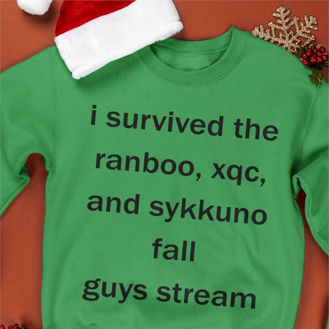 Riddleranboo Shiloh I Survived The Ranboo Xqc And Sykkuno Fall Guys Stream Shirt I Survived The Ranboo Xqc And Sykkuno Fall Guys Stream T-Shirt White Shiloh