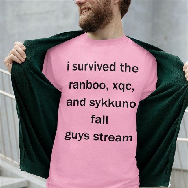 Riddleranboo Shiloh I Survived The Ranboo Xqc And Sykkuno Fall Guys Stream Shirt