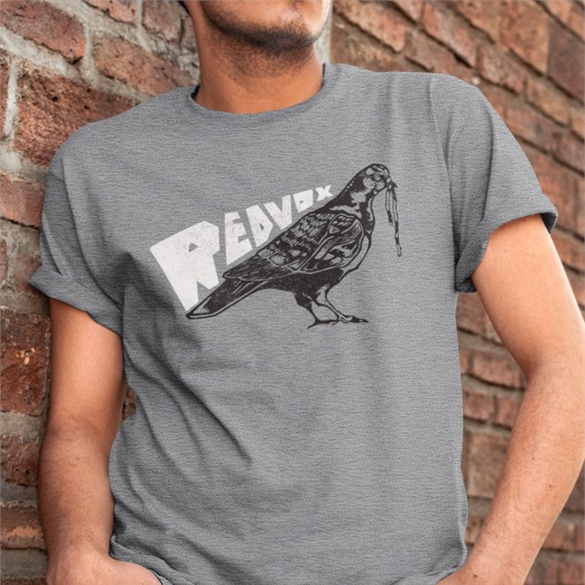Red Vox Noodle Pigeon Tee Red Vox Merch Noodle Pigeon Tee