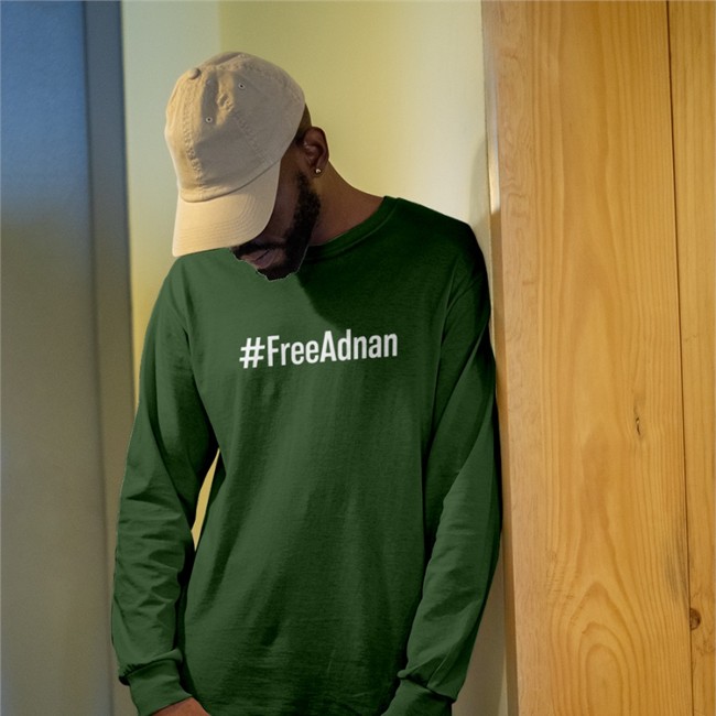 Benjamin G. Bruening #FreeAdnan Hoodie Rabia O'chaudry