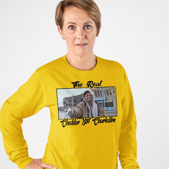 The Real Cheddar Bob Charleston Tee Shirt The Real Charleston White Merch Charleston White
