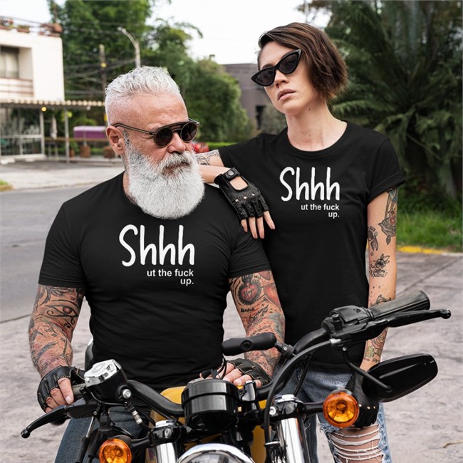 Weird Thrift Store Shirts Shut The Fuck Up Shirt Shhhut The Fuck Up Shirt Strangethrift