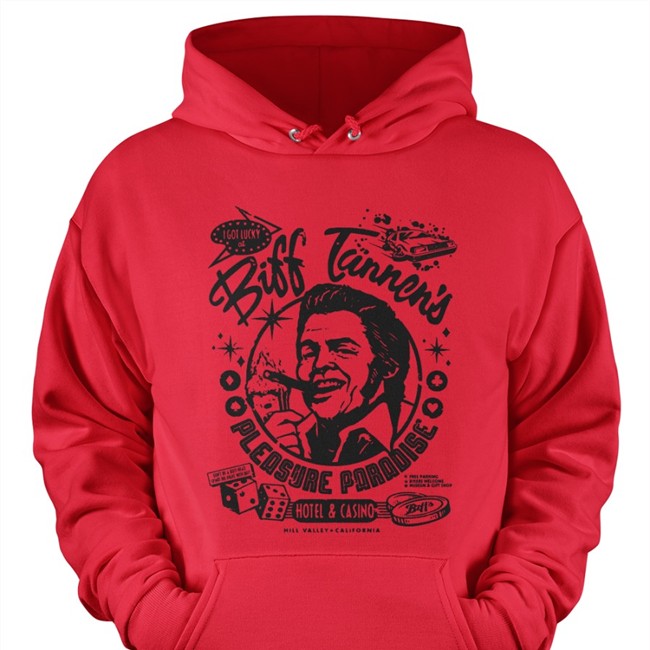 Biff Tannen's Pleasure Paradise Sweatshirt Fright-Rags Merch Fright-Rags Merch Biff Tannen's Pleasure Paradise Shirts Frightrags